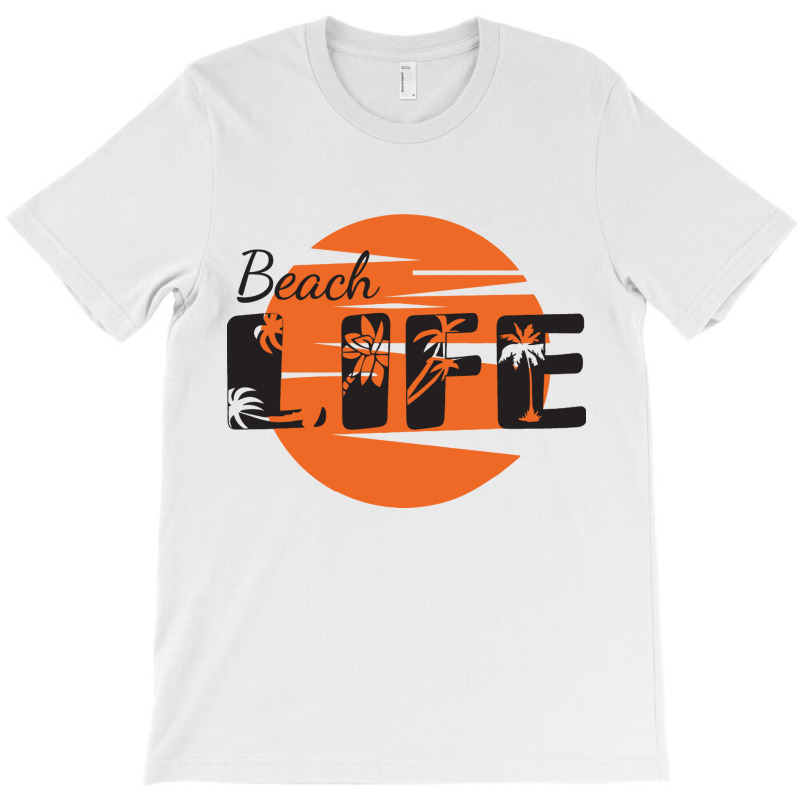 Beach Life Palm Trees T-Shirt by Syakiya | Artistshot