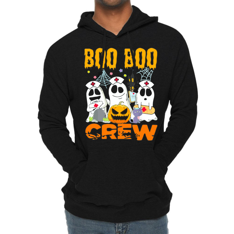 Boo Boo Crew Nurse Team ,halloween Ghost Boo Crew Lightweight Hoodie by Syakiya | Artistshot