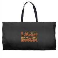 Land Back Weekender Totes | Artistshot