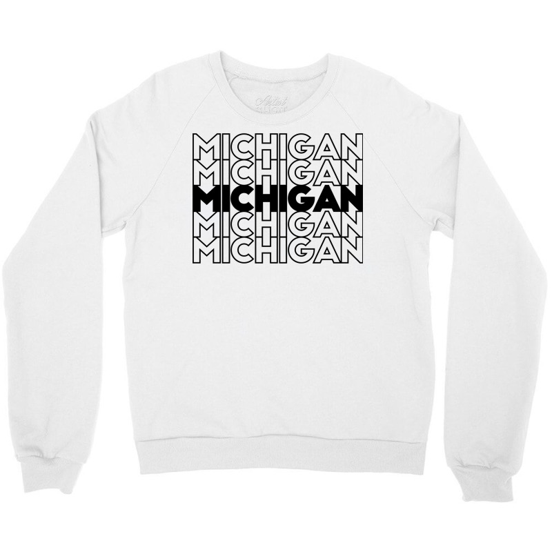 Michigan Crewneck Sweatshirt | Artistshot