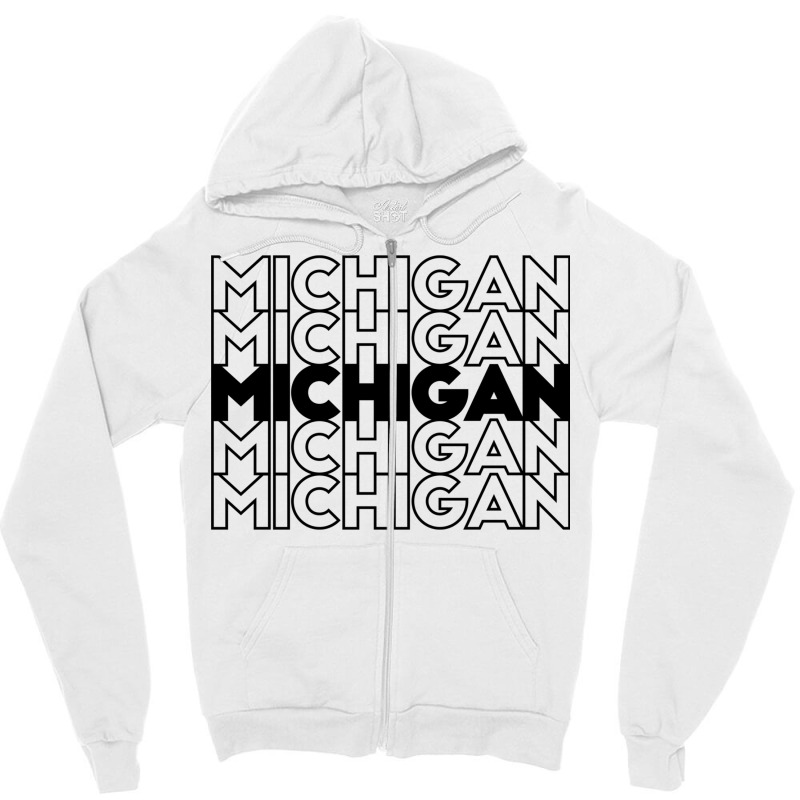 Michigan Zipper Hoodie | Artistshot