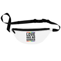 Love Has No Gender   Lgbt Quote (pink) Fanny Pack | Artistshot