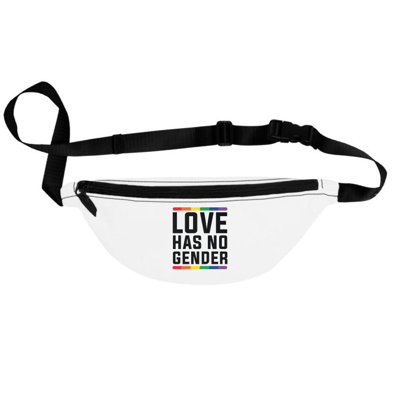 Love Has No Gender   Lgbt Quote (pink) Fanny Pack | Artistshot