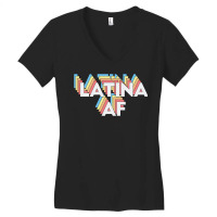 Latina Af Women's V-neck T-shirt | Artistshot