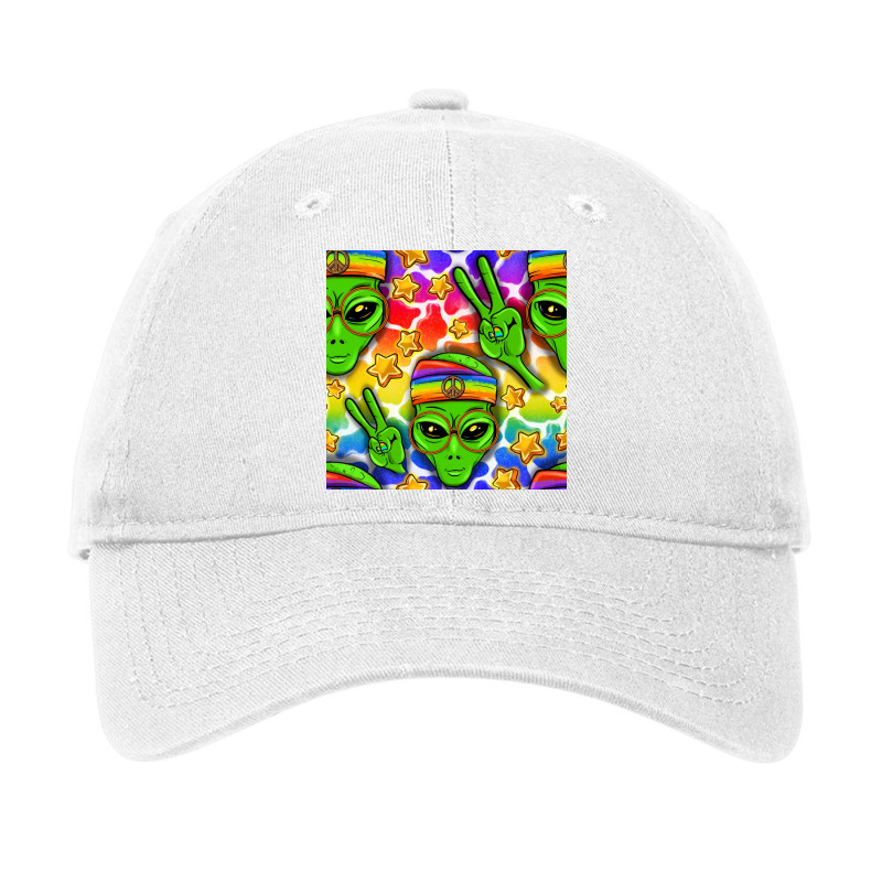 Pride Lgbtq+ Aliens And Stars With Rainbow Adjustable Cap by NancyCooperArtShop | Artistshot