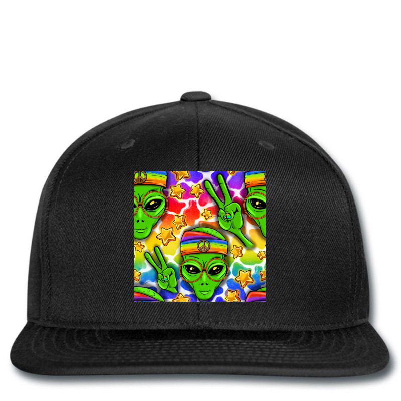 Pride Lgbtq+ Aliens And Stars With Rainbow Printed hat by NancyCooperArtShop | Artistshot