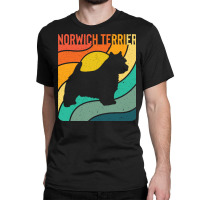 Norwich Terrier Dog Vintage Gift Pet Lover Classic T-shirt | Artistshot