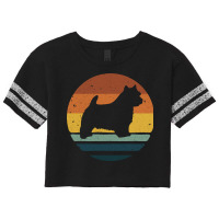 Norwich Terrier Retro Vintage Scorecard Crop Tee | Artistshot