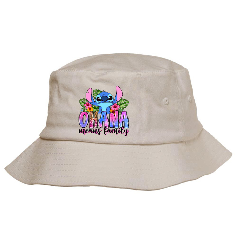 Stitch Ohana Means Family Bucket Hat by Neo Western | Artistshot