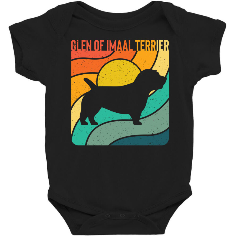 Glen Of Imaal Terrier Dog Vintage Gift Pet Lover Baby Bodysuit by rafaeltto | Artistshot