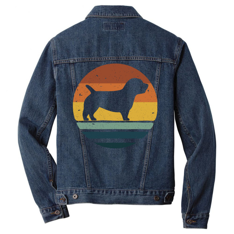 Glen Of Imaal Terrier Retro Vintage Men Denim Jacket by rafaeltto | Artistshot