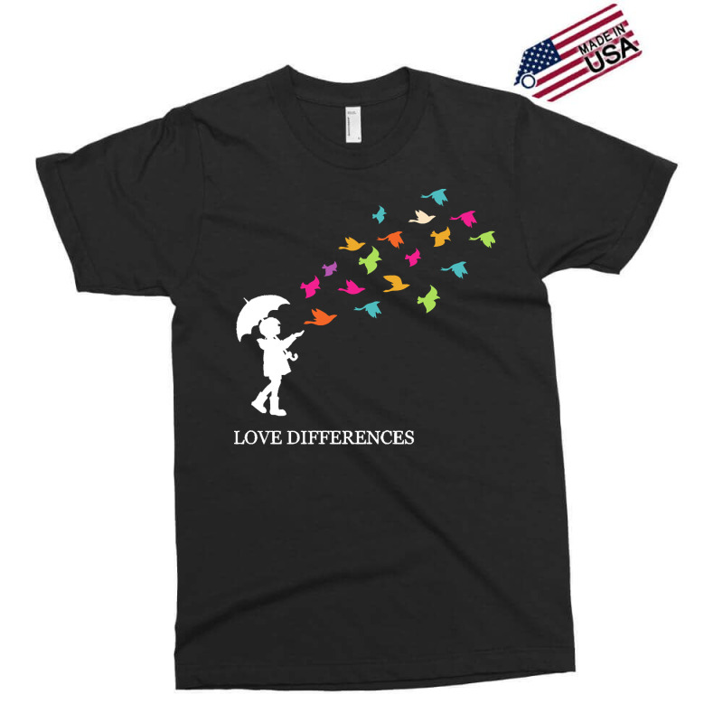 Autism Awareness T  Shirt Love Differences Awesome Autism Awareness Gi Exclusive T-shirt by joanie38206 | Artistshot