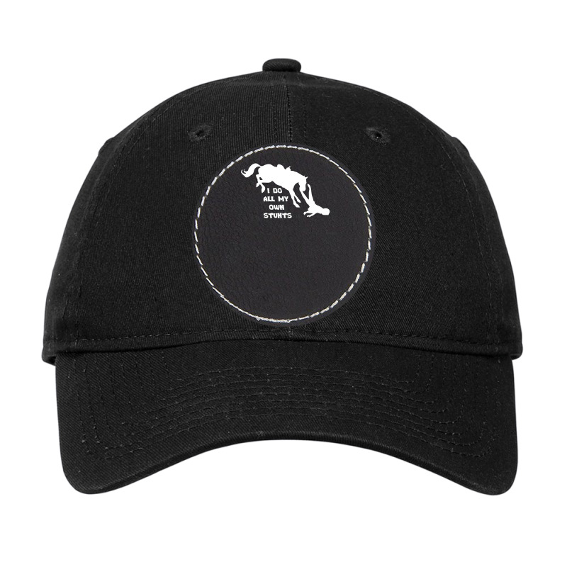 I Do All My Own Stunts Horse Ladies Adjustable Cap - Leatherette Patch by Specstore | Artistshot