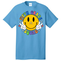 Fifth Grade Squad Smile Face Basic T-shirt | Artistshot