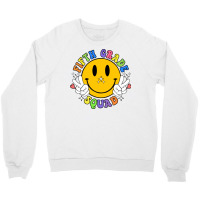 Fifth Grade Squad Smile Face Crewneck Sweatshirt | Artistshot