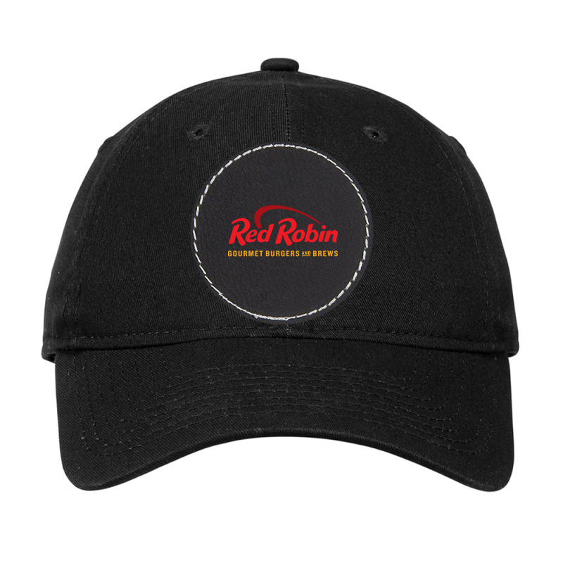 Resto Red Robin Adjustable Cap - Leatherette Patch | Artistshot