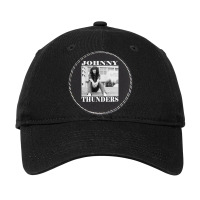 Black Johnny Thunders Classic Adjustable Cap - Leatherette Patch | Artistshot