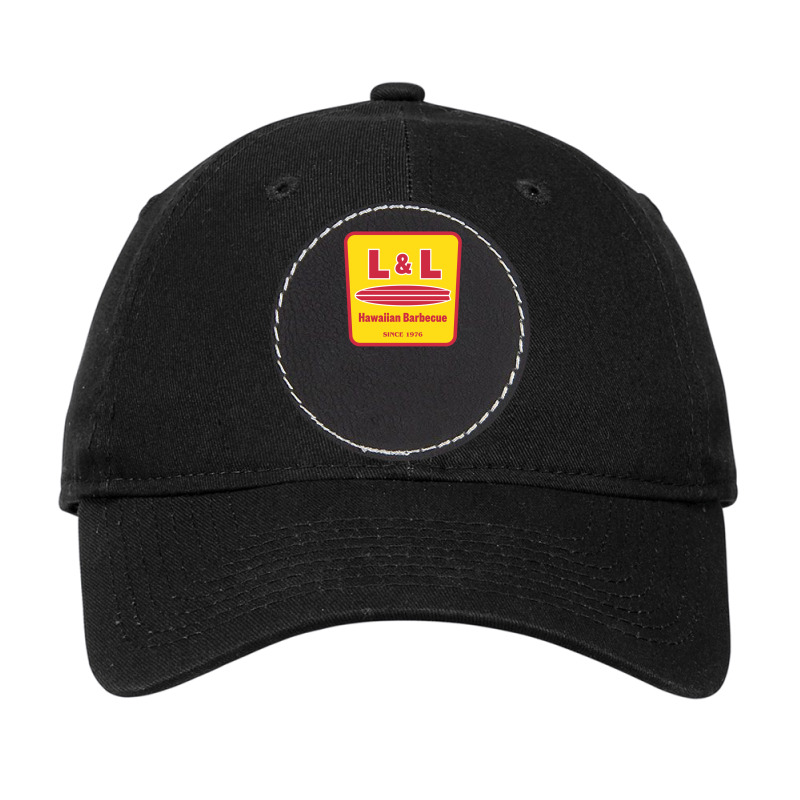 L&l Hawaiian Barbecue Resto Adjustable Cap - Leatherette Patch by DerrickSutton | Artistshot