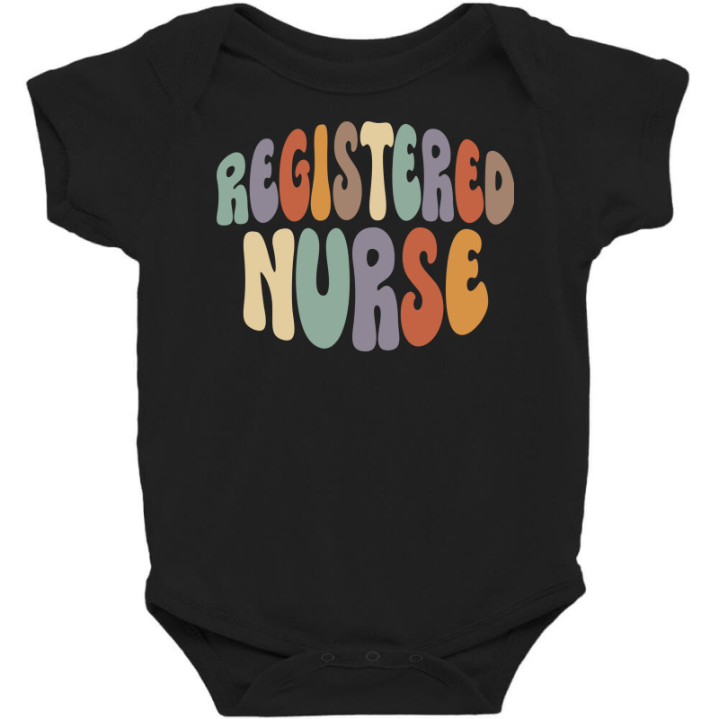 Registered Nurse Rn Proud Career Profession Baby Bodysuit | Artistshot