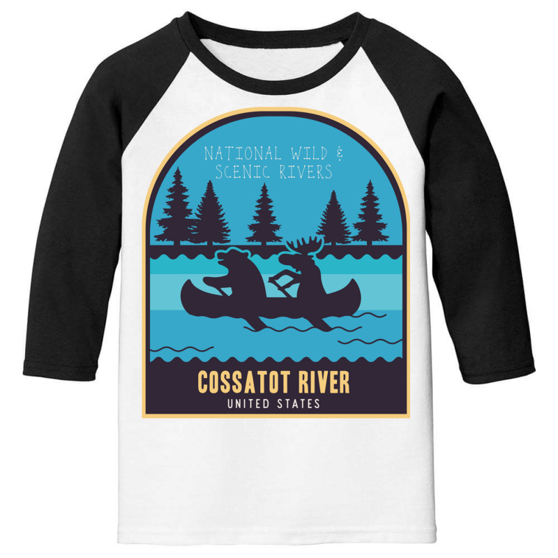 Cossatot River, National River In Usa Youth 3/4 Sleeve by RozakArt | Artistshot