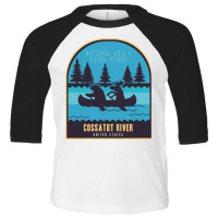 Cossatot River, National River In Usa Toddler 3/4 Sleeve Tee | Artistshot