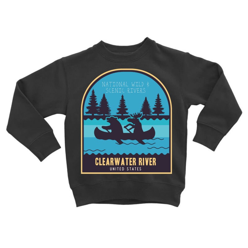 Clearwater River, National River In Usa Toddler Sweatshirt by RozakArt | Artistshot