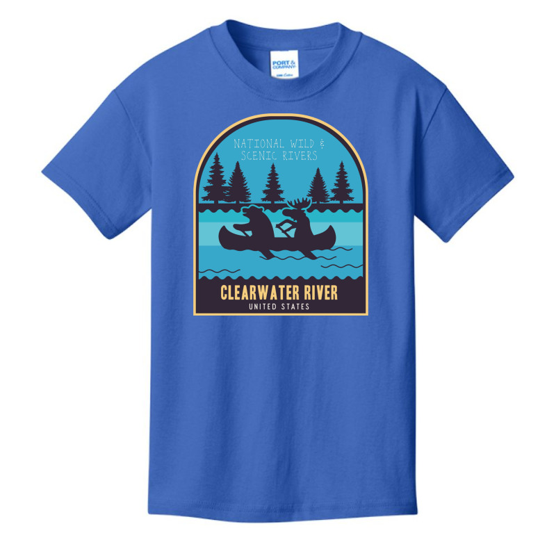 Clearwater River, National River In Usa Basic Youth T-shirt by RozakArt | Artistshot