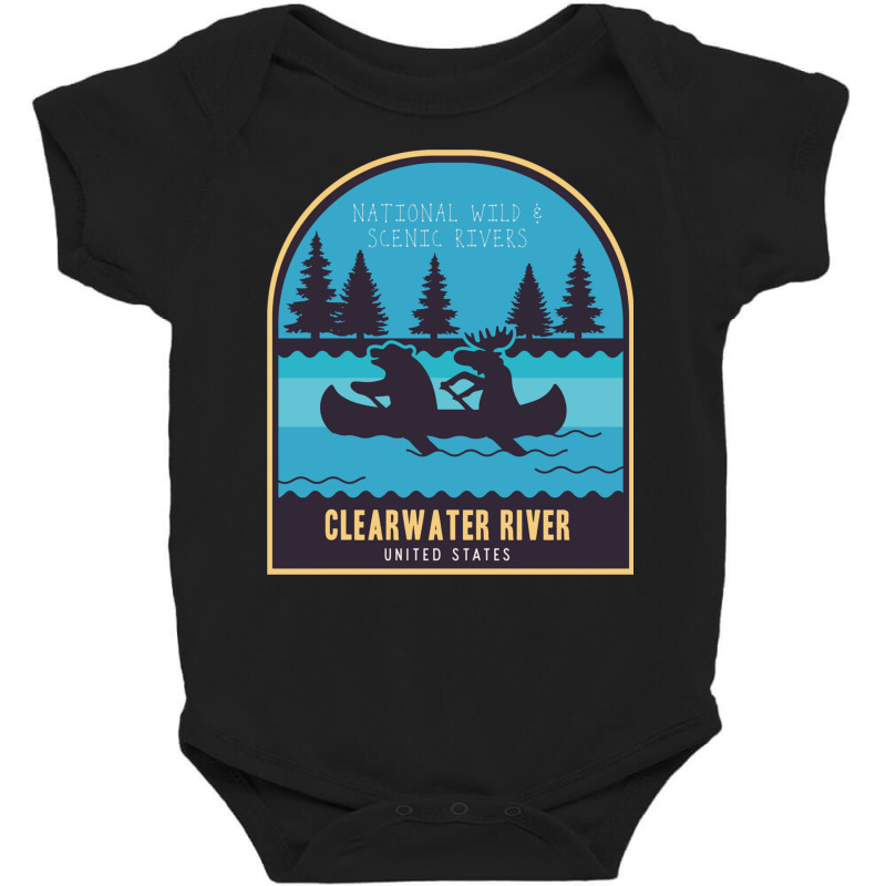 Clearwater River, National River In Usa Baby Bodysuit by RozakArt | Artistshot