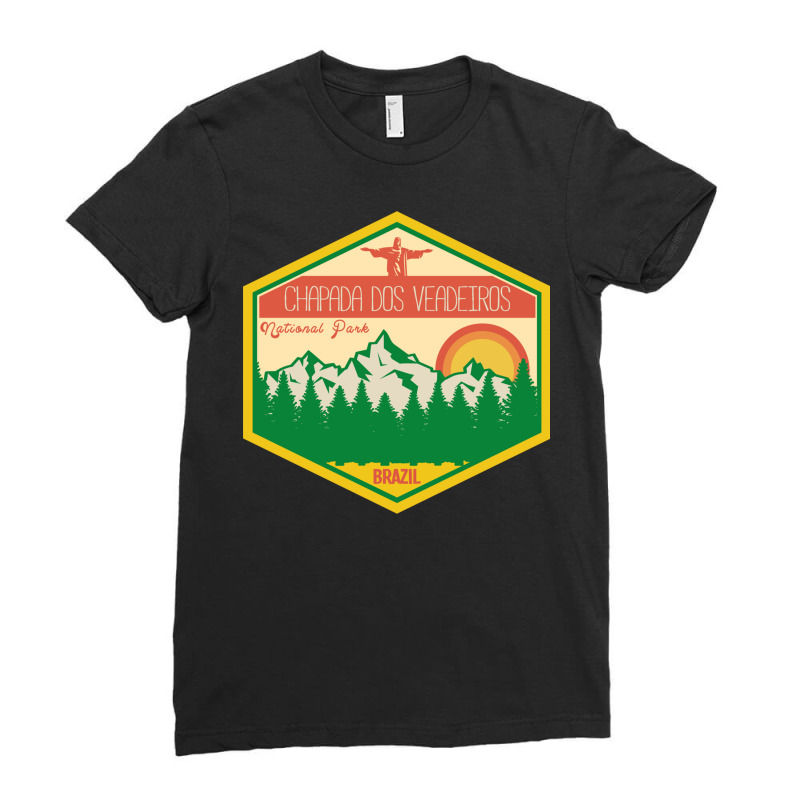 Chapada Dos Veadeiros National Park Ladies Fitted T-Shirt by RozakArt | Artistshot