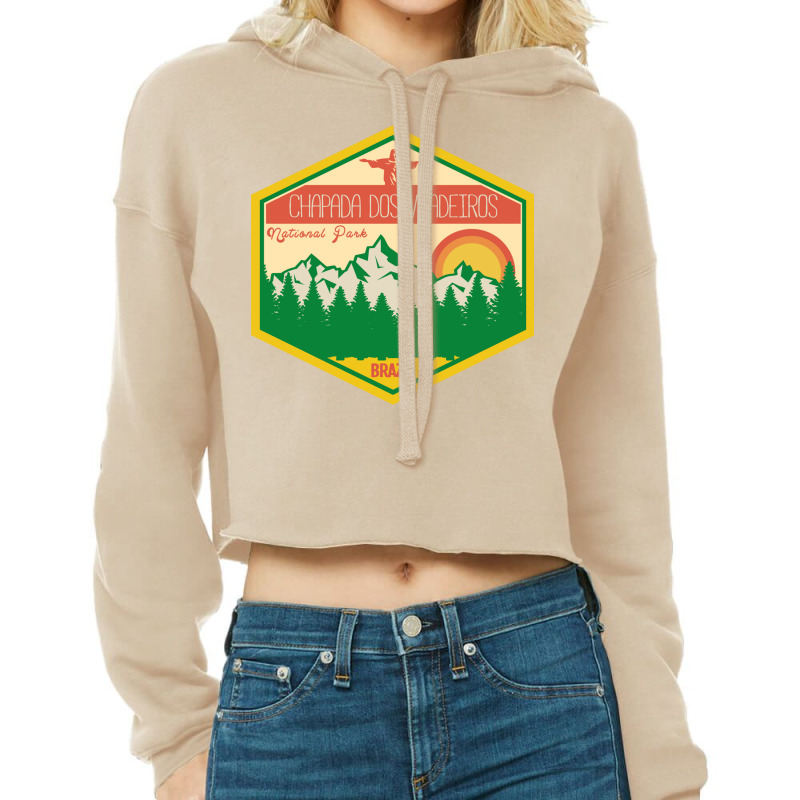 Chapada Dos Veadeiros National Park Cropped Hoodie by RozakArt | Artistshot