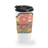 Brooklyn Bridge   Retro Design Travel Mug | Artistshot