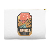 Brooklyn Bridge   Retro Design Accessory Pouches | Artistshot