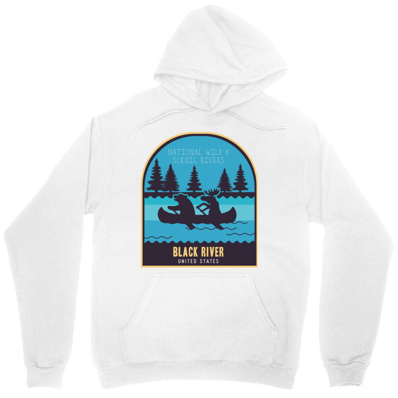 Black River, National River In Usa Unisex Hoodie by RozakArt | Artistshot