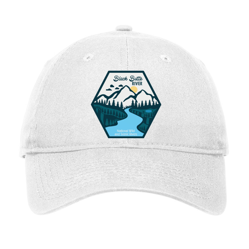 Black Butte River, National Wild And Scenic River Adjustable Cap by RozakArt | Artistshot