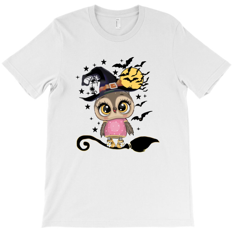 Halloween Owl T-Shirt by Syakiya | Artistshot