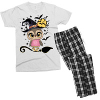 Halloween Owl Men's T-shirt Pajama Set | Artistshot