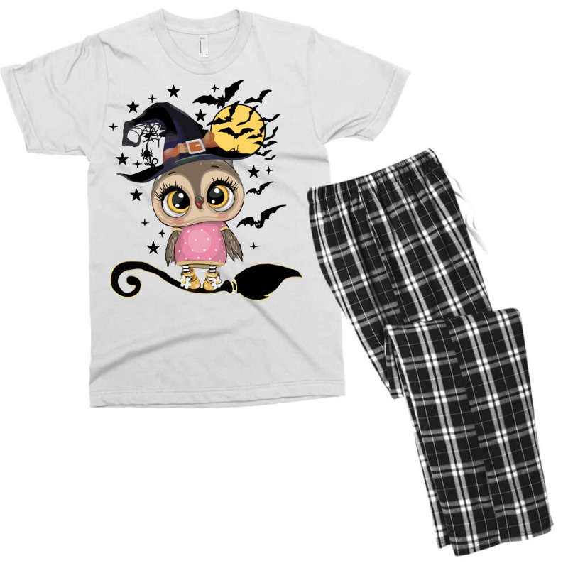 Halloween Owl Men's T-shirt Pajama Set by Syakiya | Artistshot