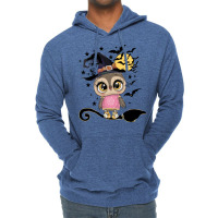 Halloween Owl Lightweight Hoodie | Artistshot