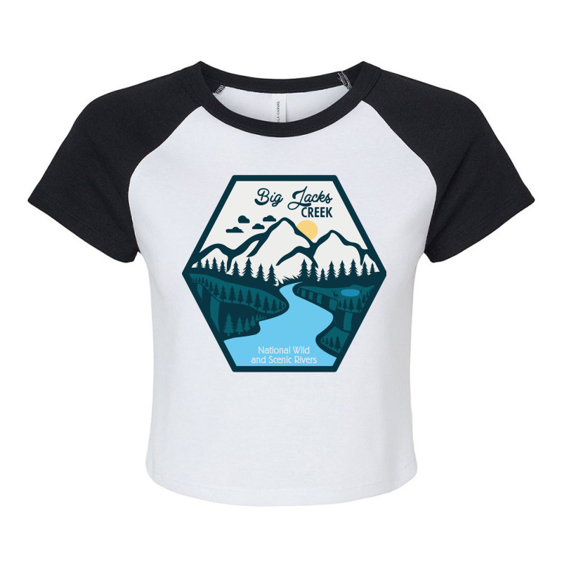 Big Jacks Creek National Wild And Scenic River, Raglan Crop Top by RozakArt | Artistshot