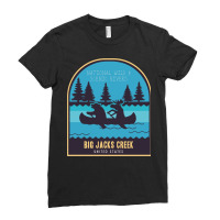 Big Jacks Creek National River In Usa Ladies Fitted T-shirt | Artistshot