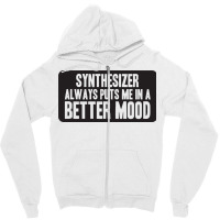 Better Mood With Synthesizer Zipper Hoodie | Artistshot