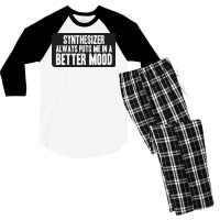 Better Mood With Synthesizer Men's 3/4 Sleeve Pajama Set | Artistshot