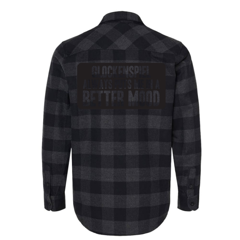 Better Mood With Glockenspiel Flannel Shirt by RozakArt | Artistshot