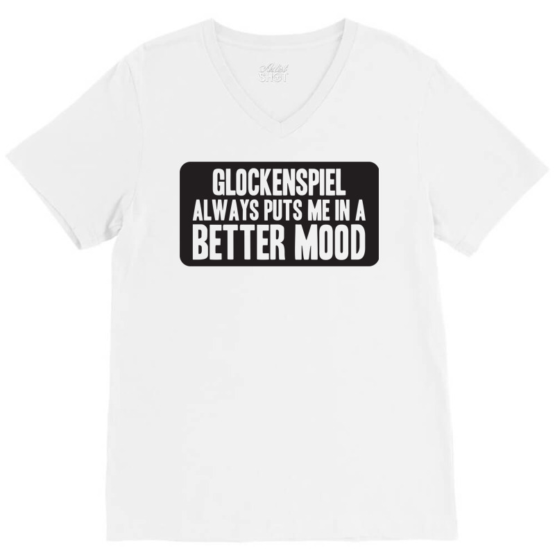 Better Mood With Glockenspiel V-Neck Tee by RozakArt | Artistshot