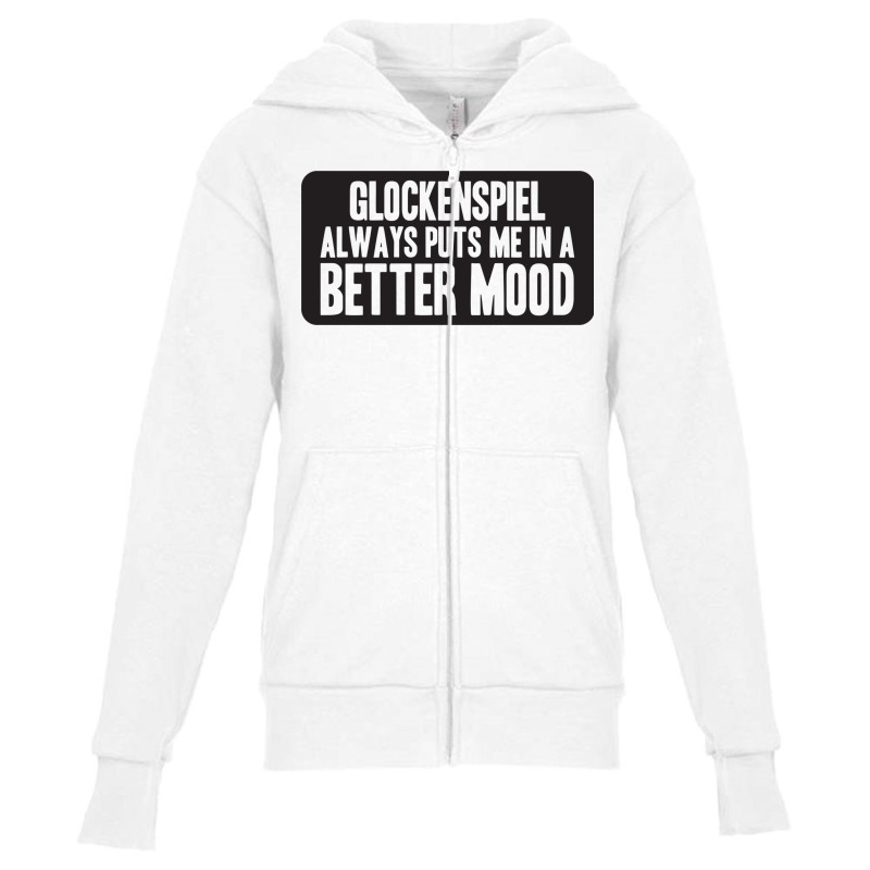 Better Mood With Glockenspiel Youth Zipper Hoodie by RozakArt | Artistshot