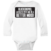 Better Mood With Glockenspiel Long Sleeve Baby Bodysuit | Artistshot