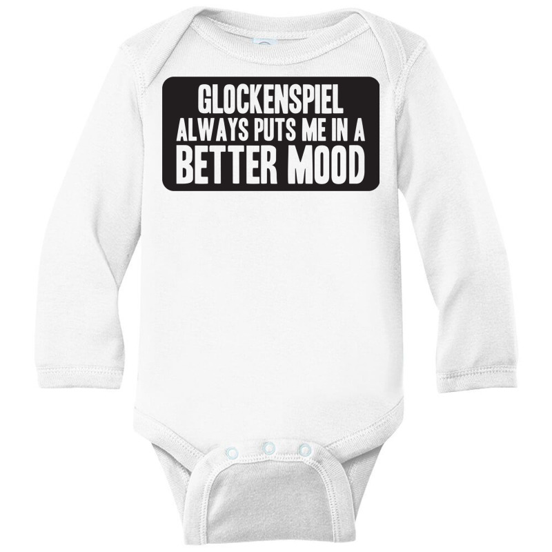 Better Mood With Glockenspiel Long Sleeve Baby Bodysuit by RozakArt | Artistshot