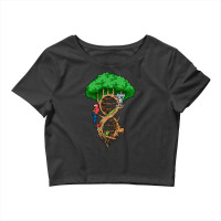 Infinite Tree Of Life Dna Biology Environment Love Crop Top | Artistshot