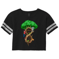 Infinite Tree Of Life Dna Biology Environment Love Scorecard Crop Tee | Artistshot