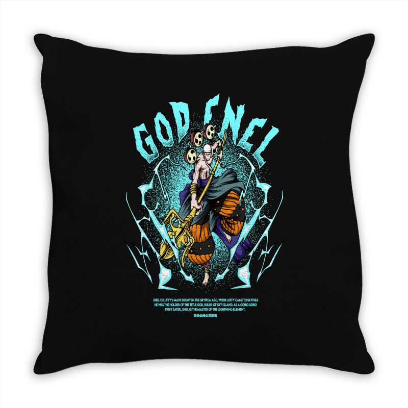 God Enel Throw Pillow | Artistshot